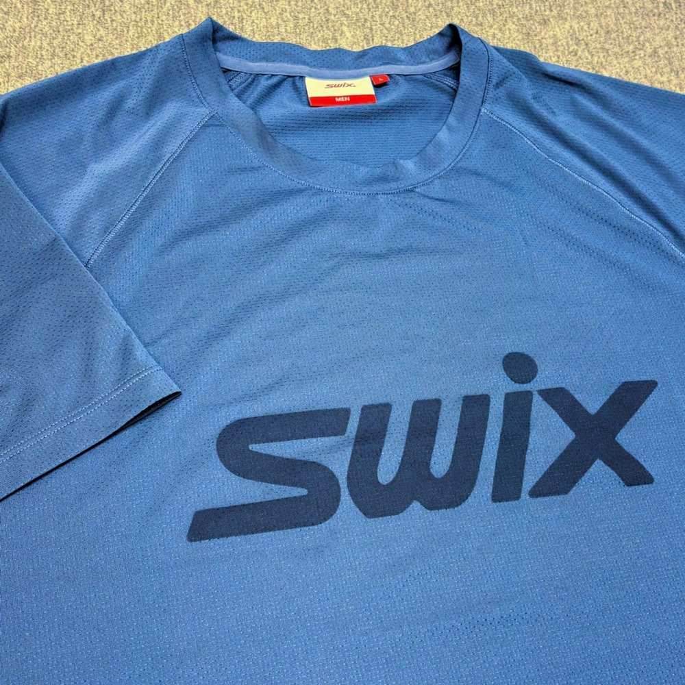 Swix MoveX Short Sleeve Training Shirt Mens Large Performance Raglan Stretch